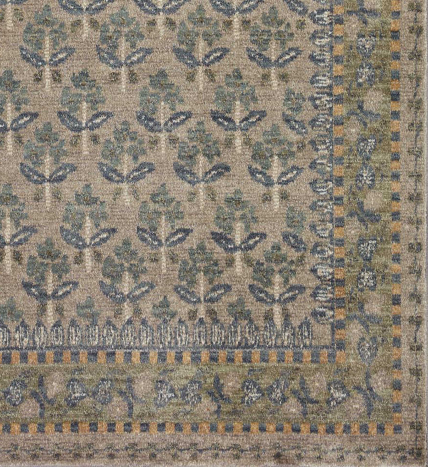 Fiore Forte Power-Loomed Rug - Grey