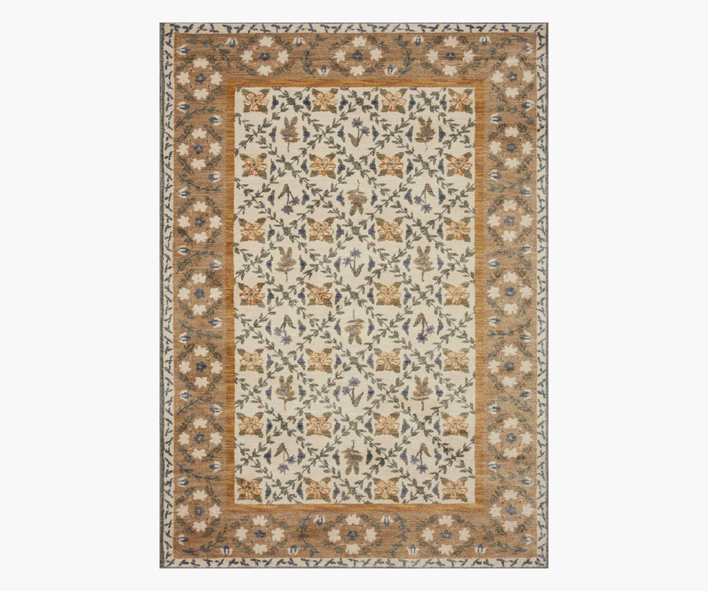 Fiore Belvedere Power-Loomed Rug - Gold
