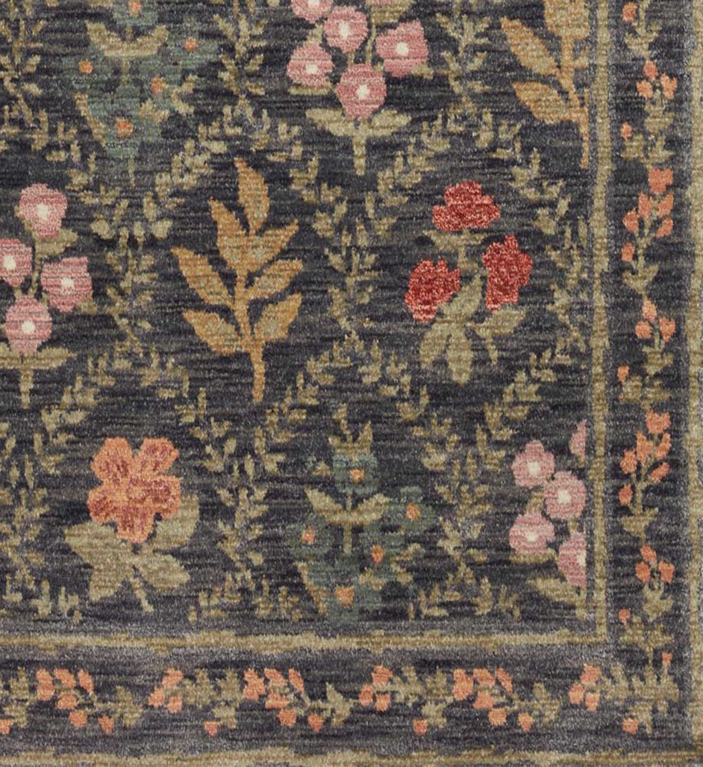Fiore Hawthorne Power Loomed Rug - Charcoal