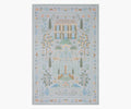 Menagerie Camont Printed Rug - Light Blue