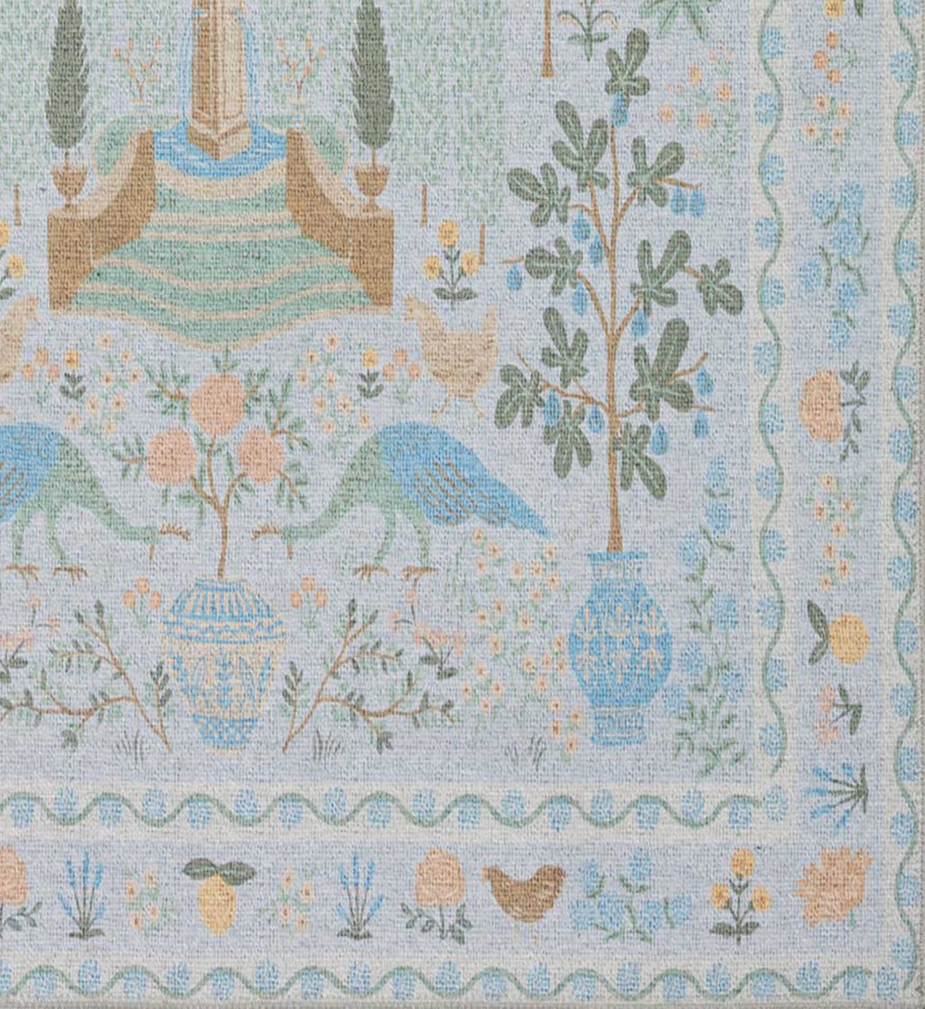 Menagerie Camont Printed Rug - Light Blue