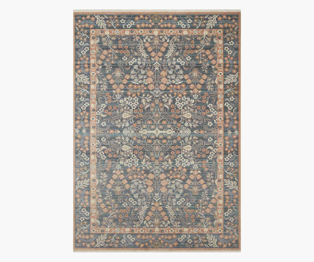 Holland Lotte Power-Loomed Rug - Navy