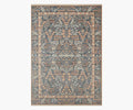 Holland Lotte Power-Loomed Rug - Navy