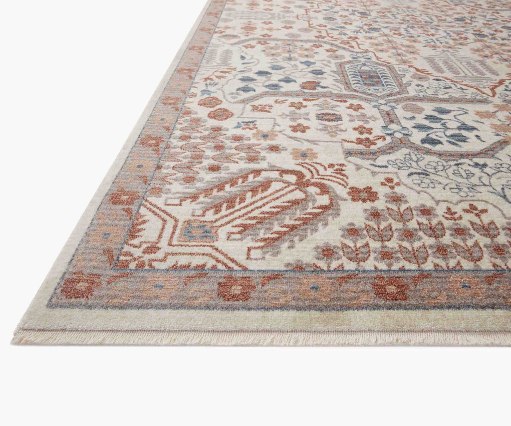 Holland Isa Power-Loomed Rug - Rust