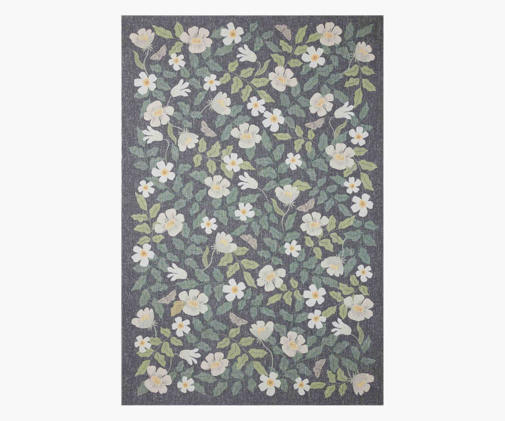 Cotswolds Primrose Power Loomed Rug - Charcoal