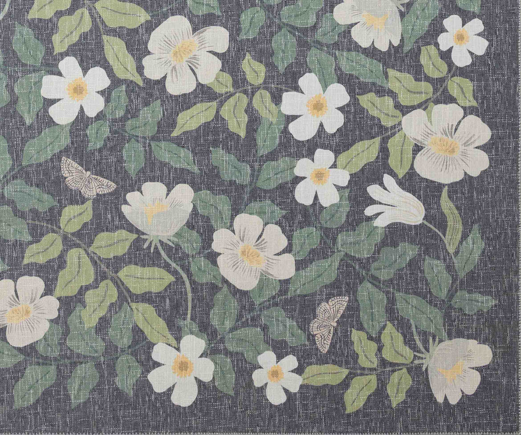 Cotswolds Primrose Power Loomed Rug - Charcoal