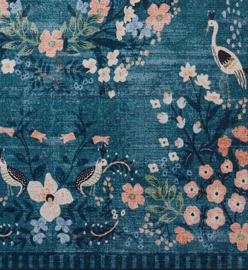 Palais Luxembourg Printed Rug - Teal
