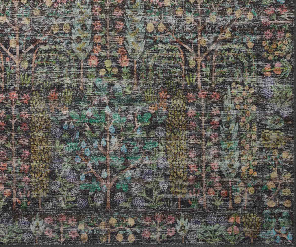 Maison Grove Power Loomed Rug - Charcoal