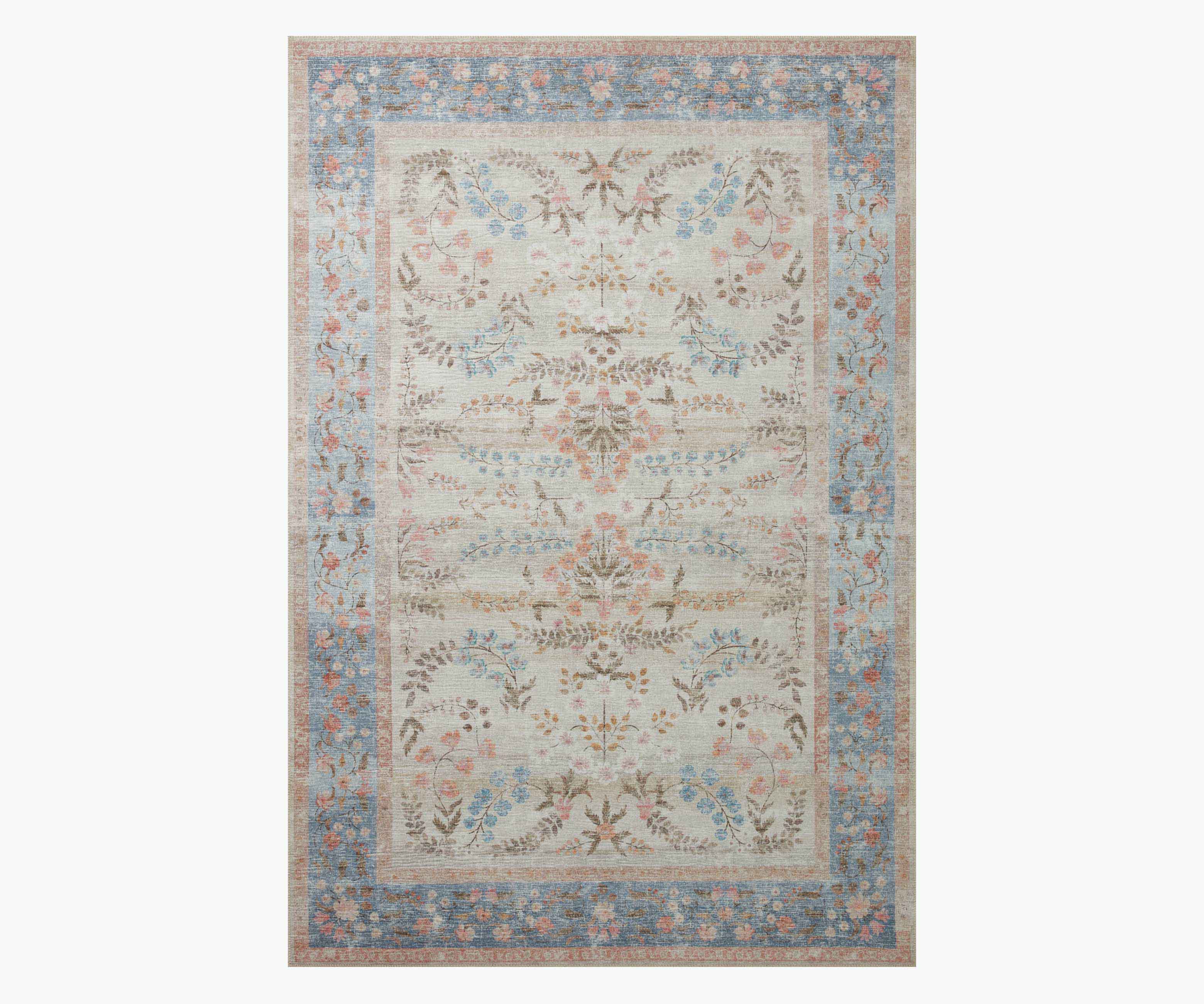 Palais Kensington Printed Rug - Light Blue