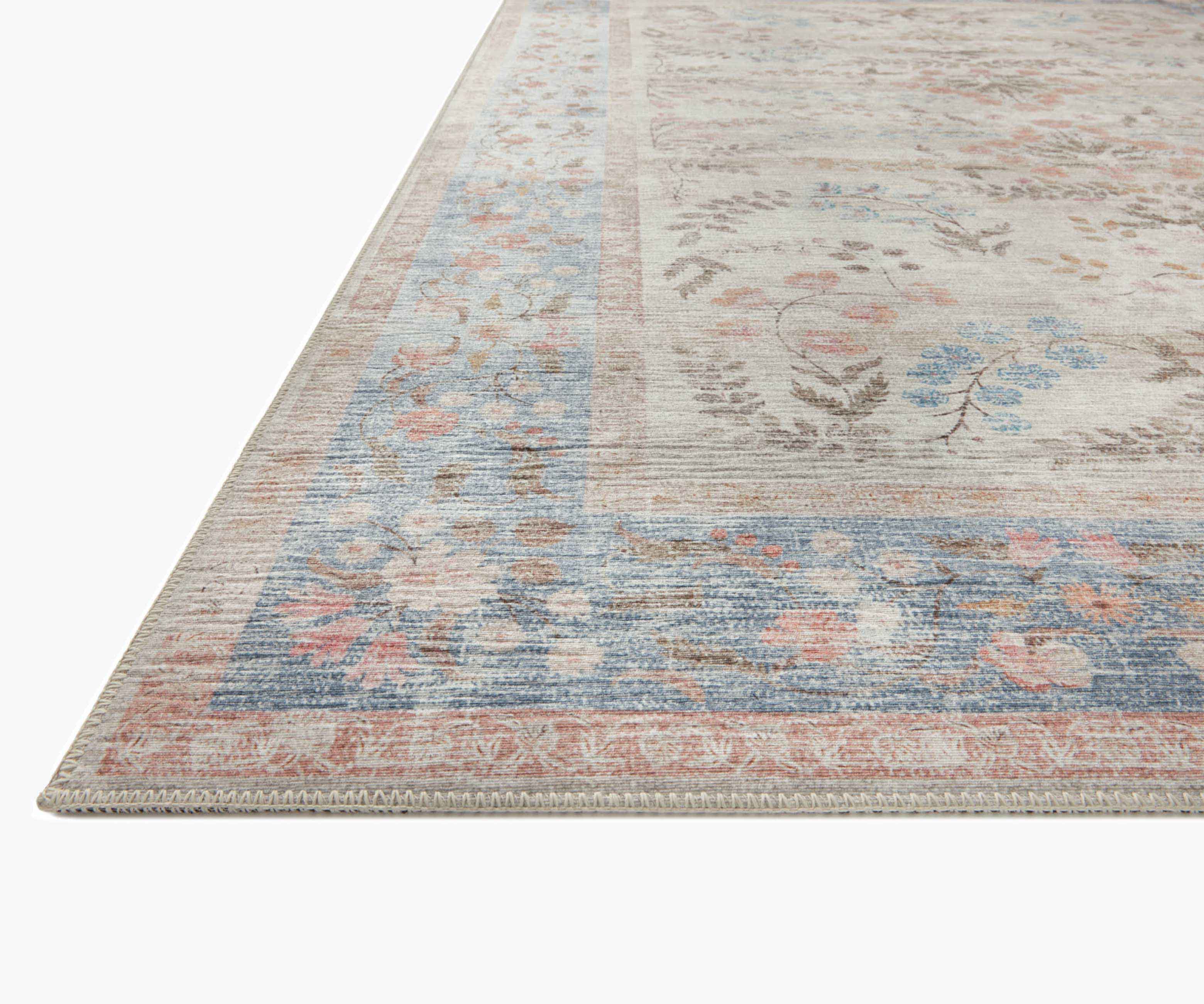 Palais Kensington Printed Rug - Light Blue