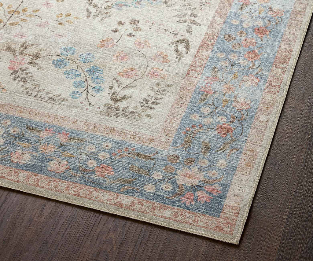 Palais Kensington Printed Rug - Light Blue