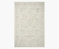 Courtyard Lily Printed Rug - Yellow Multi