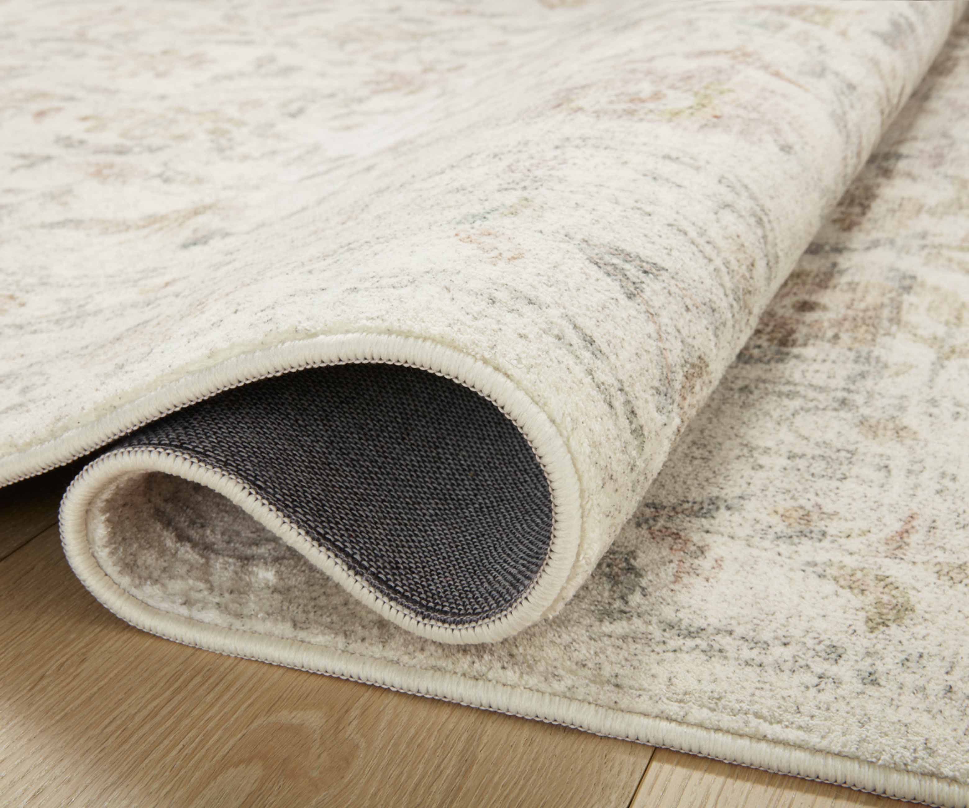Courtyard Lily Printed Rug - Yellow Multi