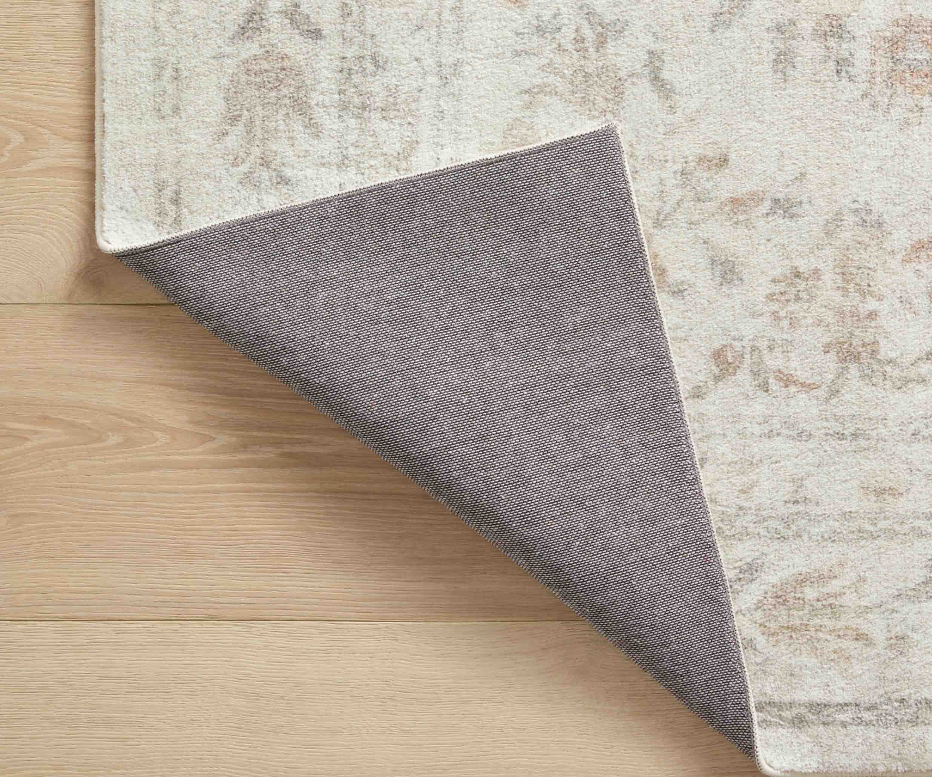 Courtyard Lily Printed Rug - Yellow Multi