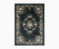 Laurel Strawberry Fields Medallion Power Loomed Rug - Navy