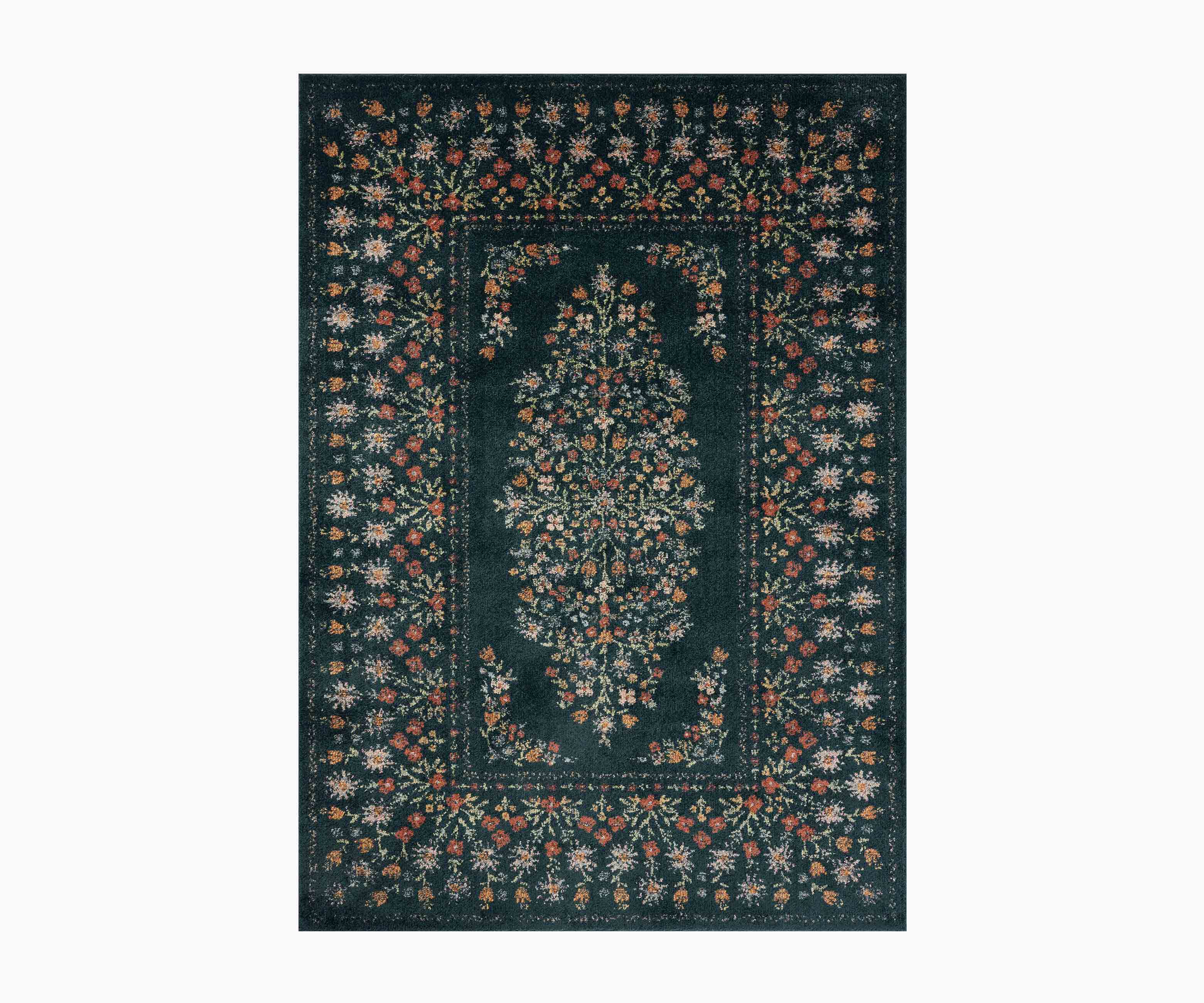 Laurel Eleanor Power Loomed Rug - Navy
