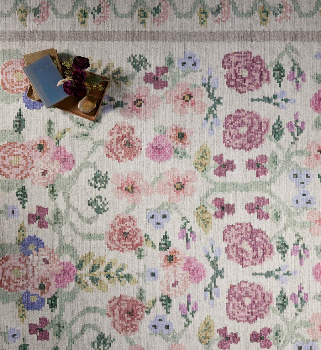 Rosa Power Loomed Rug - Ivory
