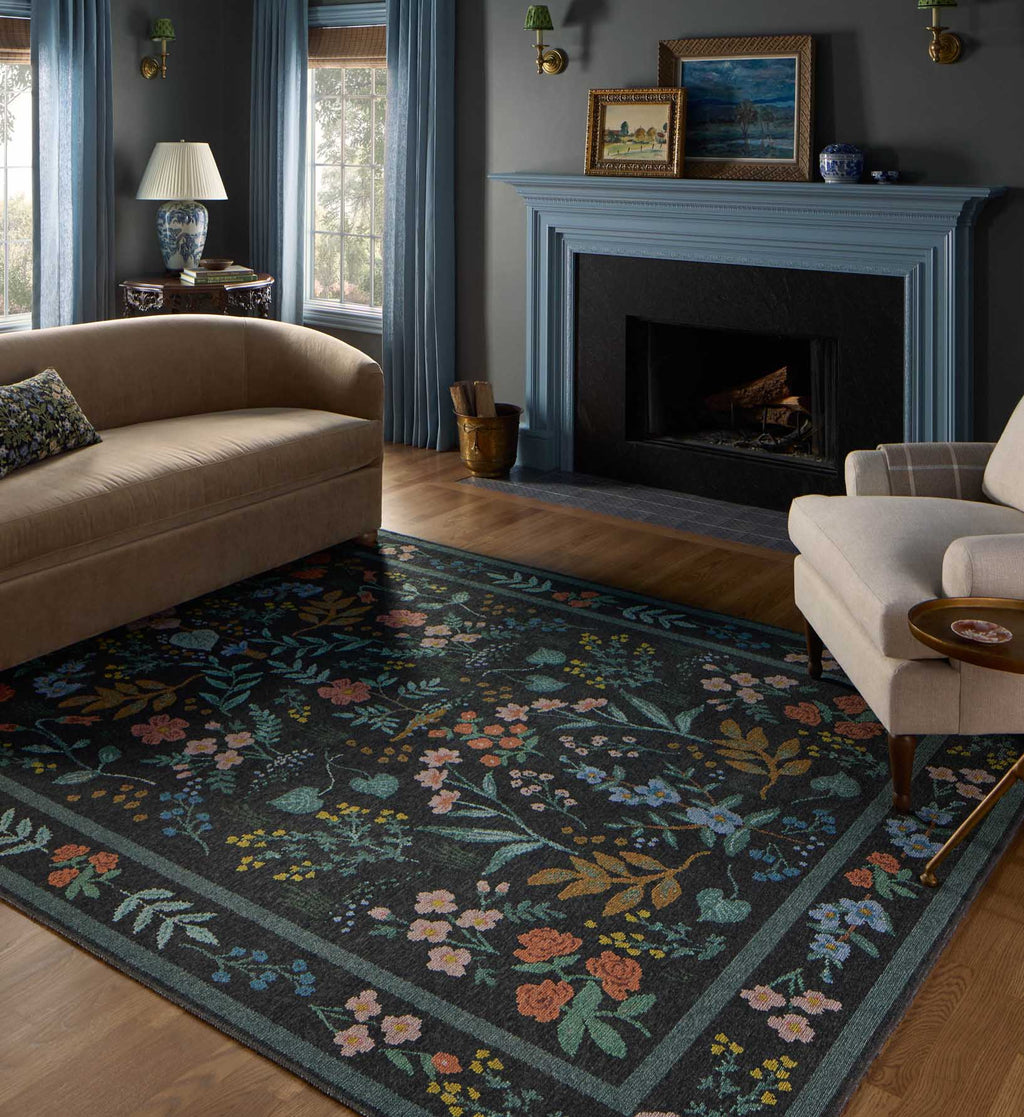 Wildwood Printed Rug - Wildwood Charcoal