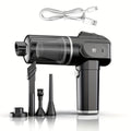 Cordless Handheld Vacuum Cleaner 6KPA, Wireless Portable Vacuum with Suction & Blow Function, USB Rechargeable, Whirlwind Cyclone Filter for Home Car Office Pet Hair Dust Quiet Low Noise