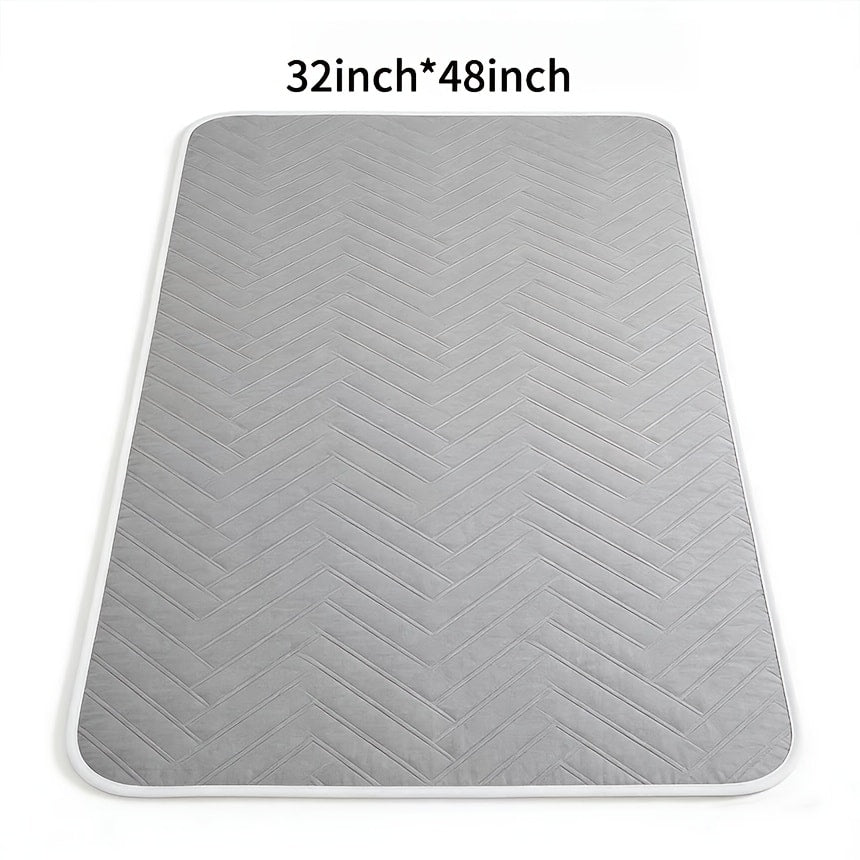 Washable Leak-Proof Mattress Protector for Seniors - Breathable Mesh Polyester, Urinary Incontinence & Bedwetting Pad | Twin, Full, Queen, King