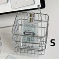 Storage Basket Open Weave Organizer ¨C Multi-Purpose Woven Bin for Bathroom Shelf Kitchen Desk Bedroom Home Organization Sturdy Sleek Design