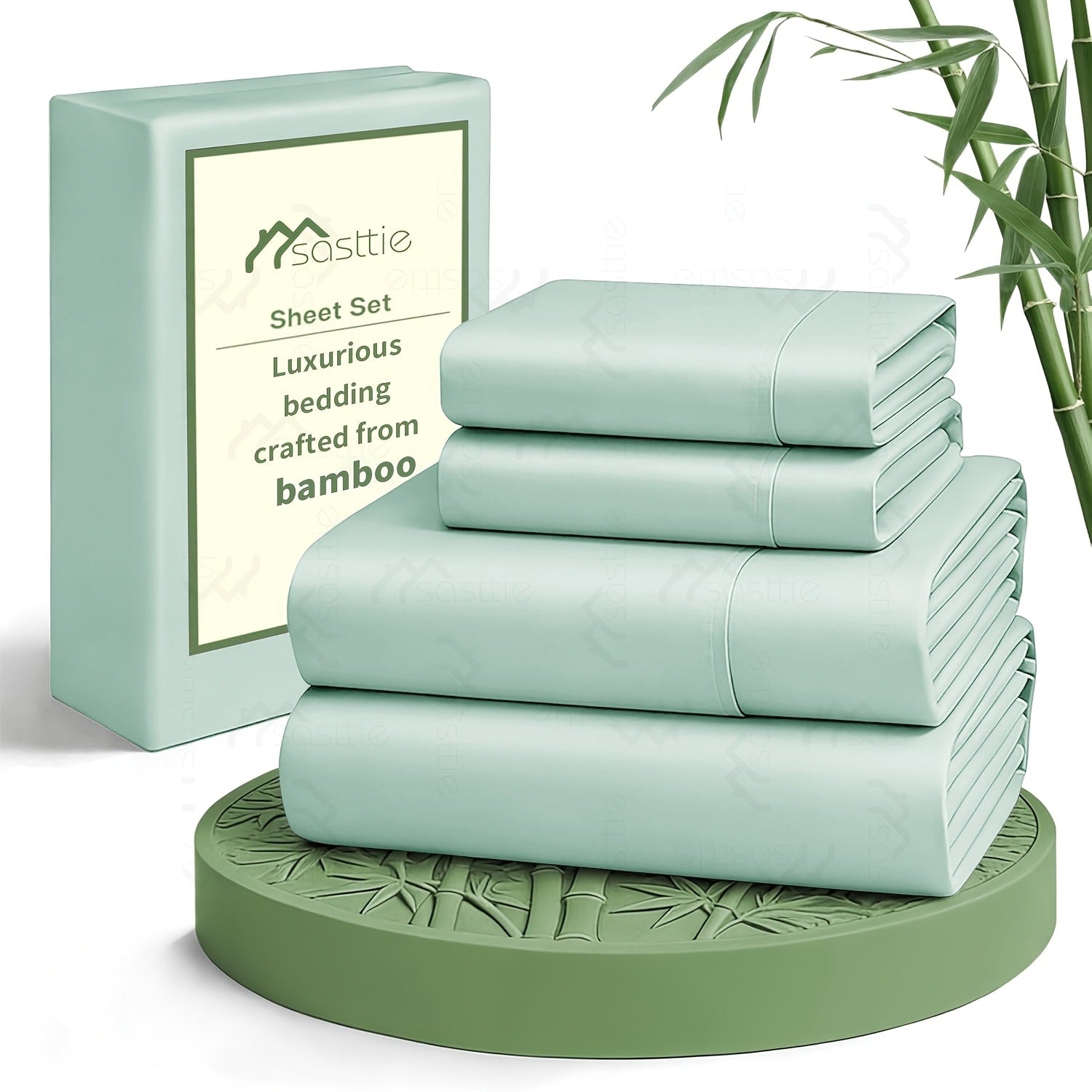 Cooling Bed Sheet Set 6 Piece Ultra Soft Deep Pocket 17 Inch Double Stitching for Hot Sleepers Twin Full Queen King Multiple Colors