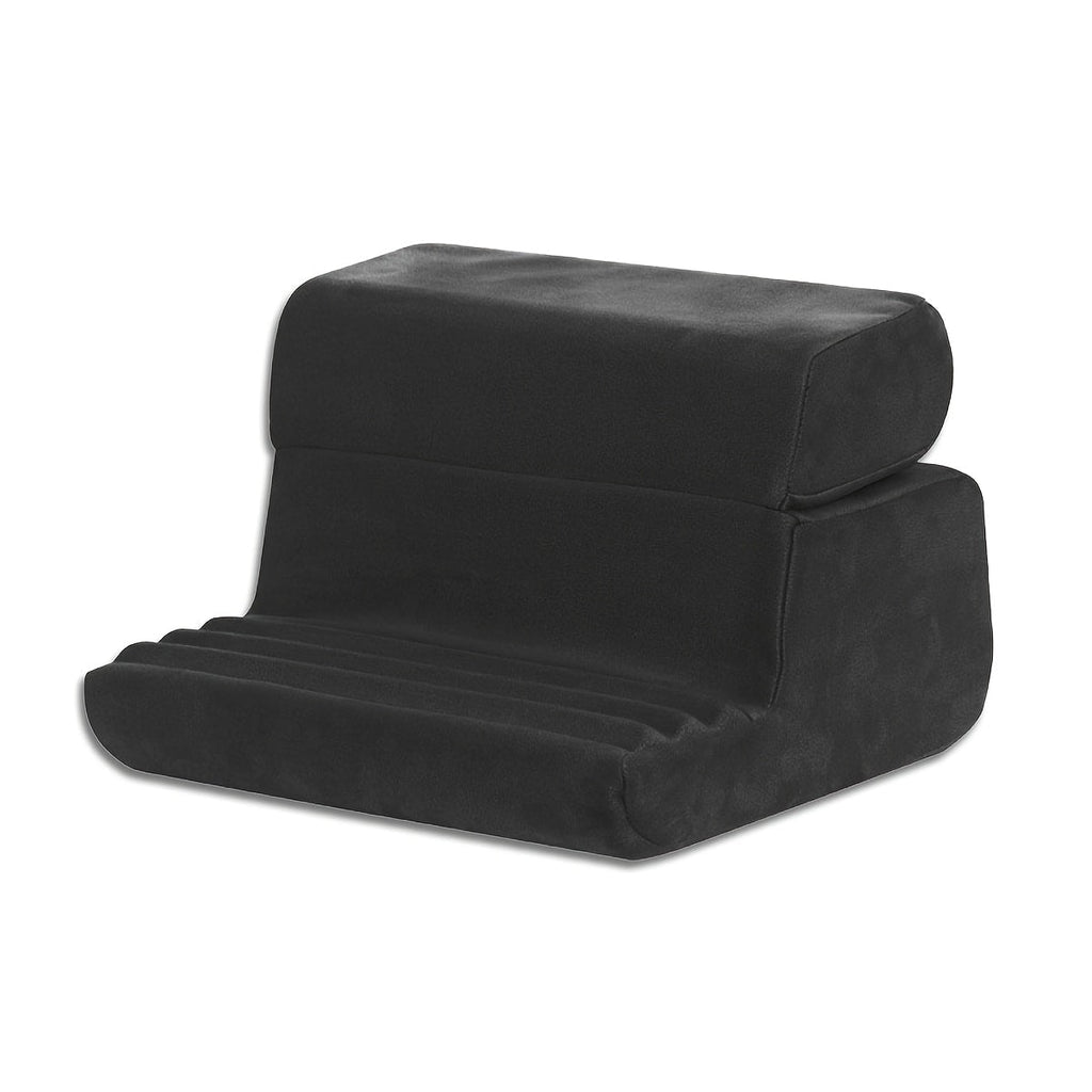 Tablet Pillow Stand Lap Bed Holder ¨C Hands-Free Viewing, Foldable, Washable Cover, Fits iPad iPhone E-Reader