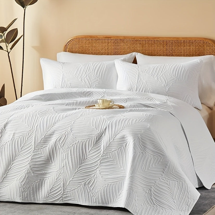 Quilt Set 2-3pcs ¨C Lightweight Microfiber Bedspread Coin Pattern Coverlet All Seasons Twin Full Queen King Cal King