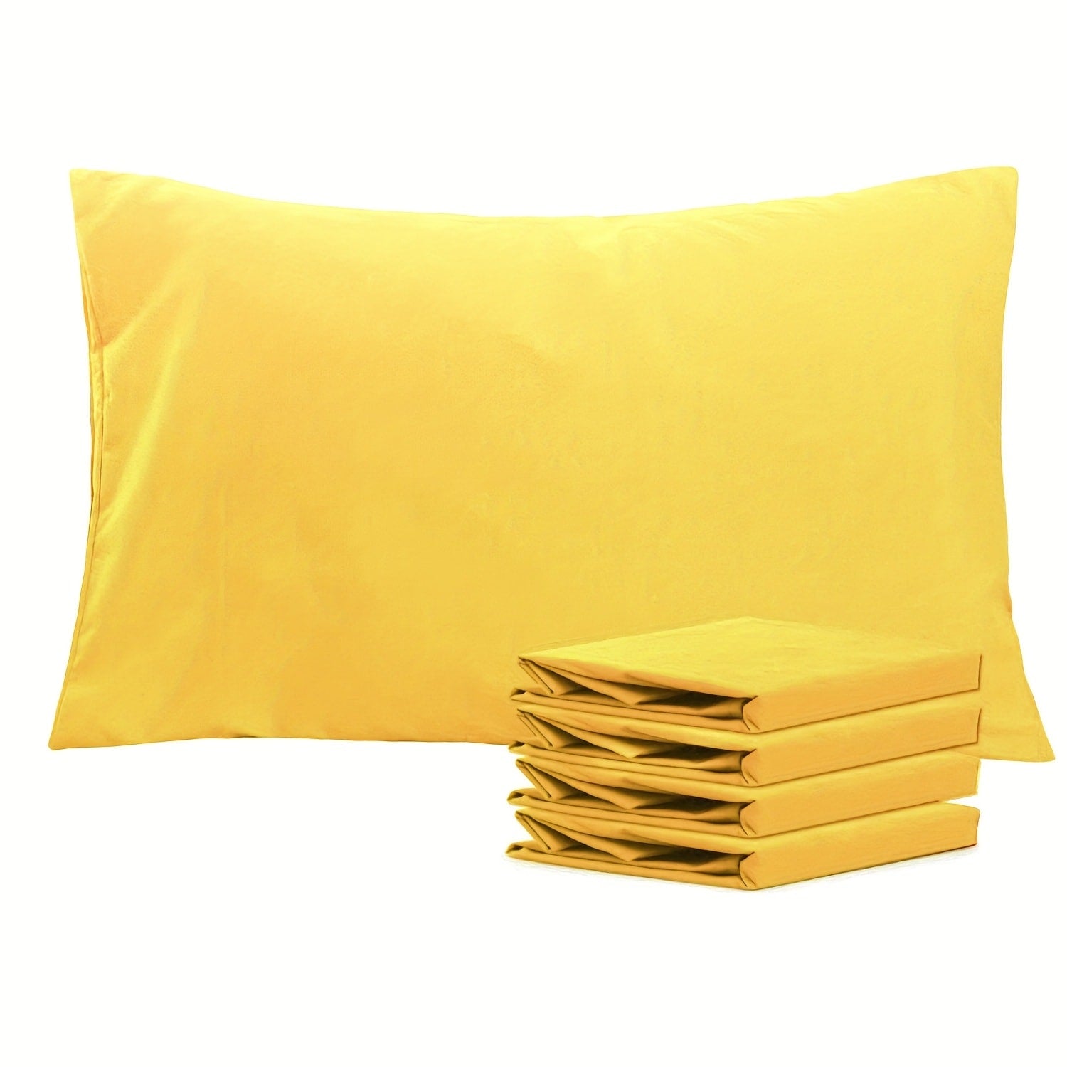 Pillowcases 4 Pack Queen 20x30 ¨C Brushed Microfiber Soft Wrinkle-Free Fade-Resistant Envelope Closure Solid Color 32 Colors
