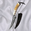 Eagle Head Kitchen Knife 13.5 Inch Sharp 420 Stainless Steel Blade with Engraved Handle - Unique Meat Cleaver Chef Knife for Cooking - Cool Novelty Knife Gift for Men BBQ Enthusiasts