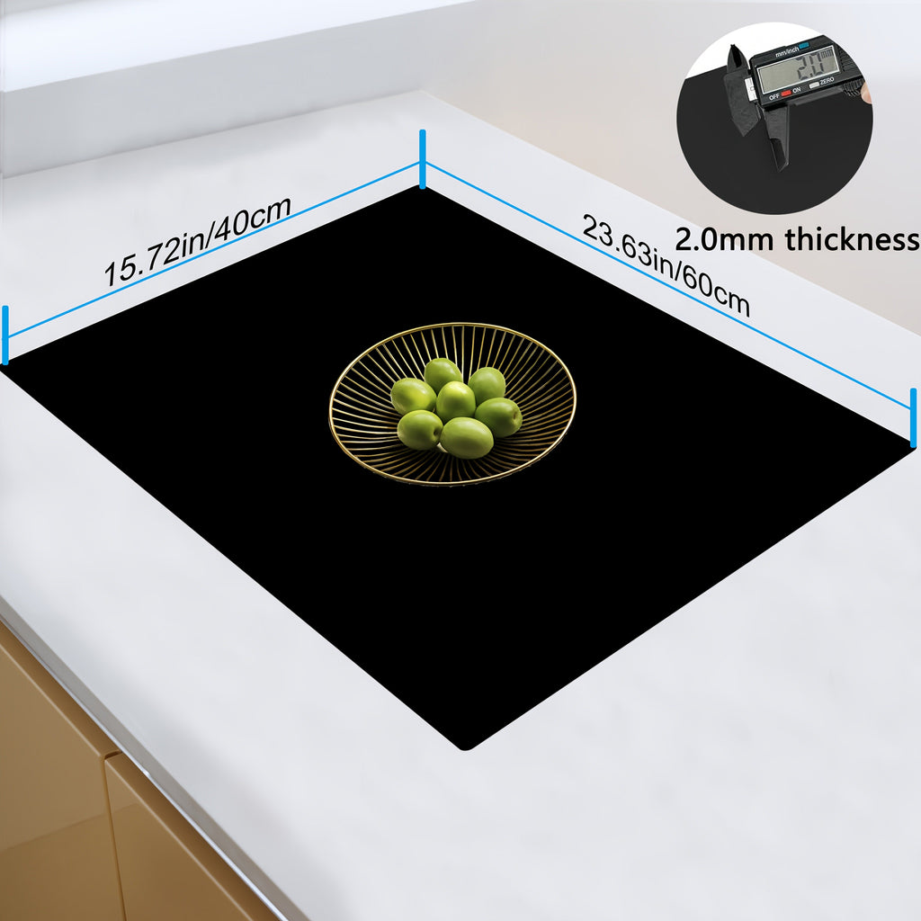 Extra Large Silicone Mat for Kitchen Counter ¨C Nonslip Heat Resistant Countertop Protector, Nonstick Waterproof Craft Mat & Placemat, Multiple Sizes & Colors