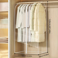 Garment Bag Transparent Hanging Clothes Dust Cover with Zipper, Thickened Waterproof & Washable Storage Bag for Coats, Dresses & Suits ¡ª Clear Closet Organizer, Multiple Sizes