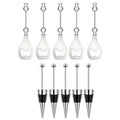 Beadable Beer Bottle Opener Set Bulk Decorative Beaded Wine Stopper Reusable DIY Party Gift for Wedding Bar Festival 10 or 20 Pieces