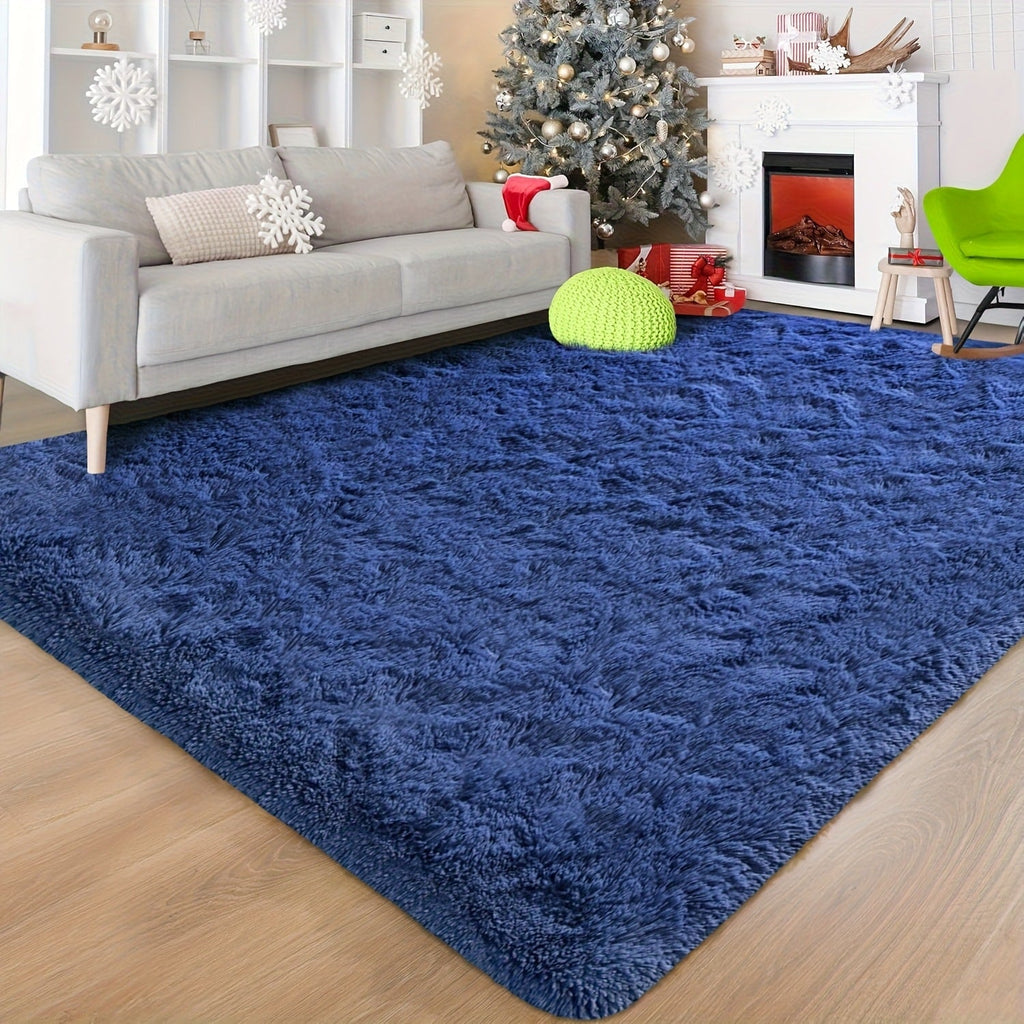 Shaggy Area Rug Soft Plush Fuzzy Carpet Non-Slip Tie-Dye Design for Bedroom Living Room Nursery Dorm ¡ª Pet Friendly Machine Washable Multiple Sizes & Colors