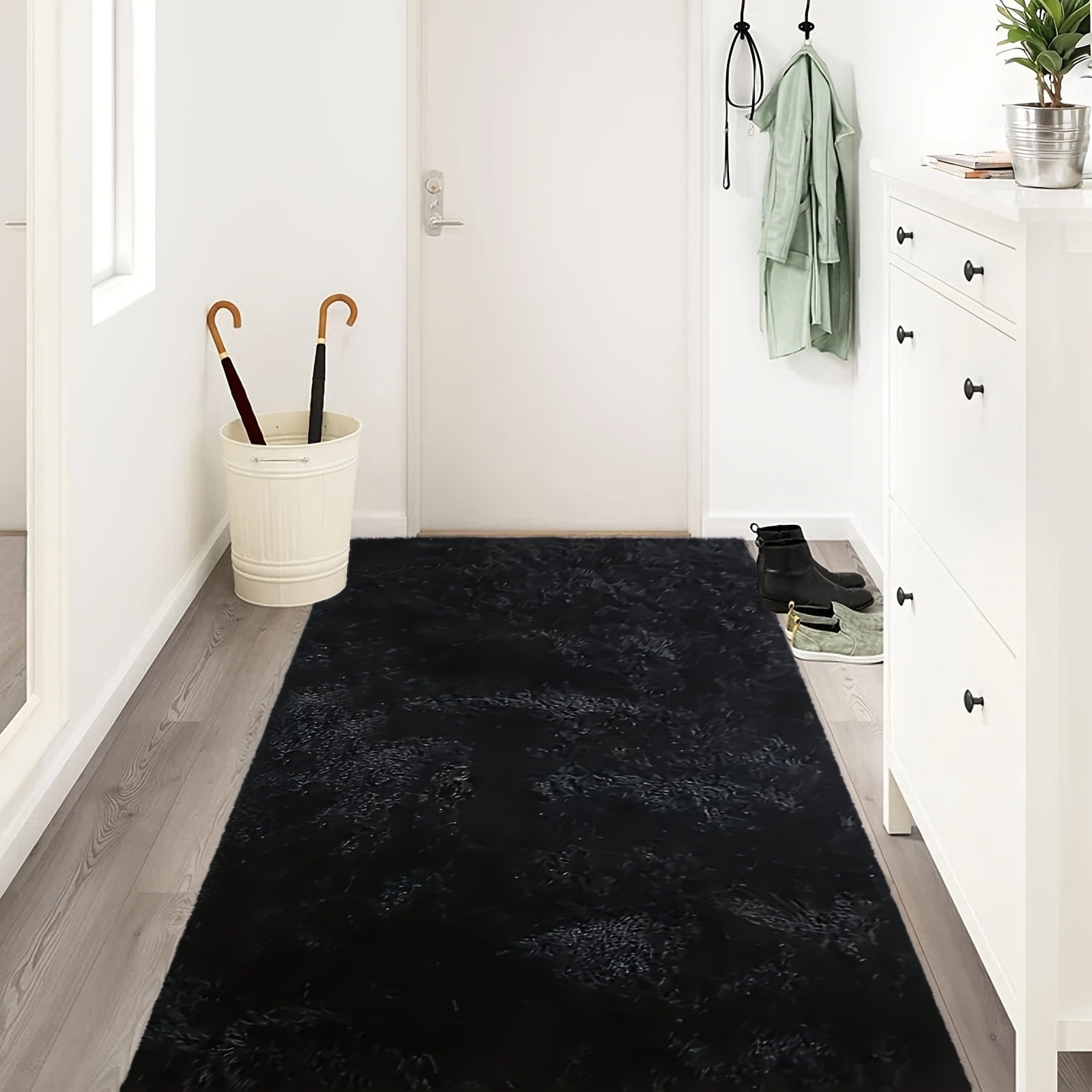 Shaggy Area Rug Soft Plush Fuzzy Carpet Non-Slip Tie-Dye Design for Bedroom Living Room Nursery Dorm ¡ª Pet Friendly Machine Washable Multiple Sizes & Colors