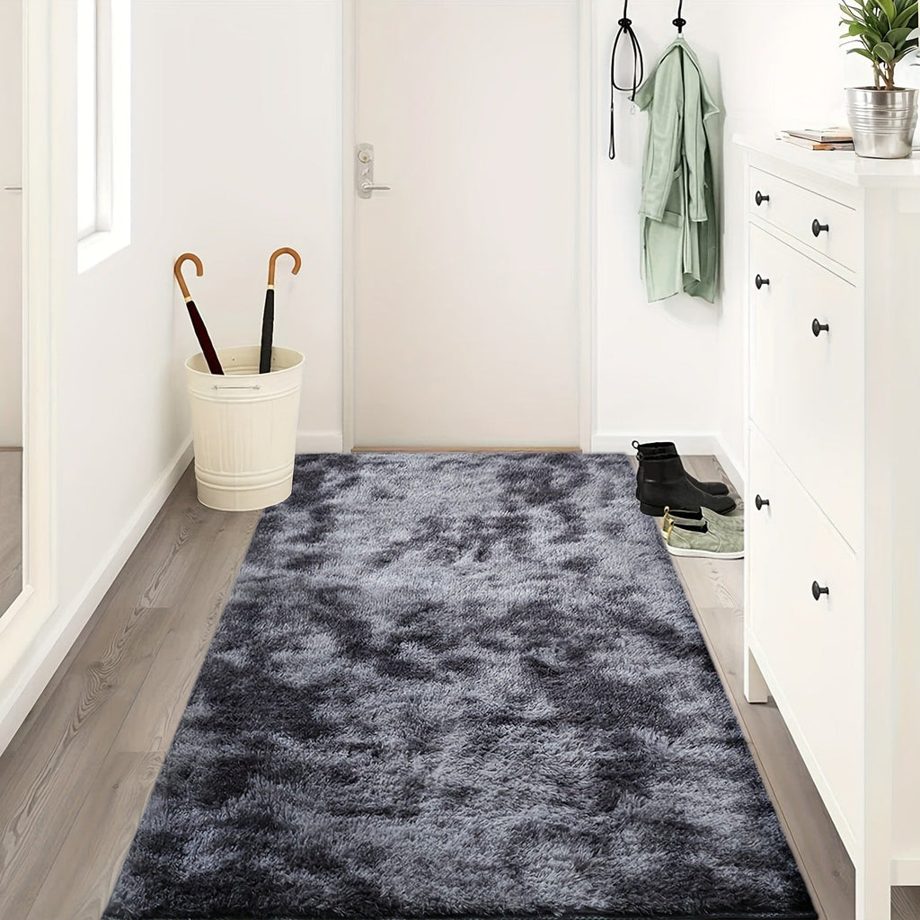 Shaggy Area Rug Soft Plush Fuzzy Carpet Non-Slip Tie-Dye Design for Bedroom Living Room Nursery Dorm ¡ª Pet Friendly Machine Washable Multiple Sizes & Colors