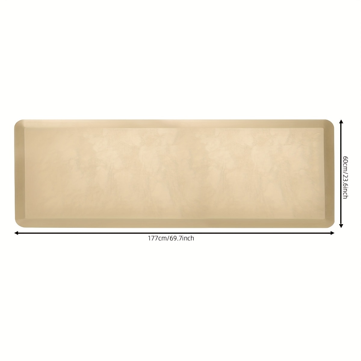 Anti-Fatigue Kitchen Mat 3/4 Inch Thick Non-Slip Foam Cushion Standing Desk Mat for Kitchen Office Laundry