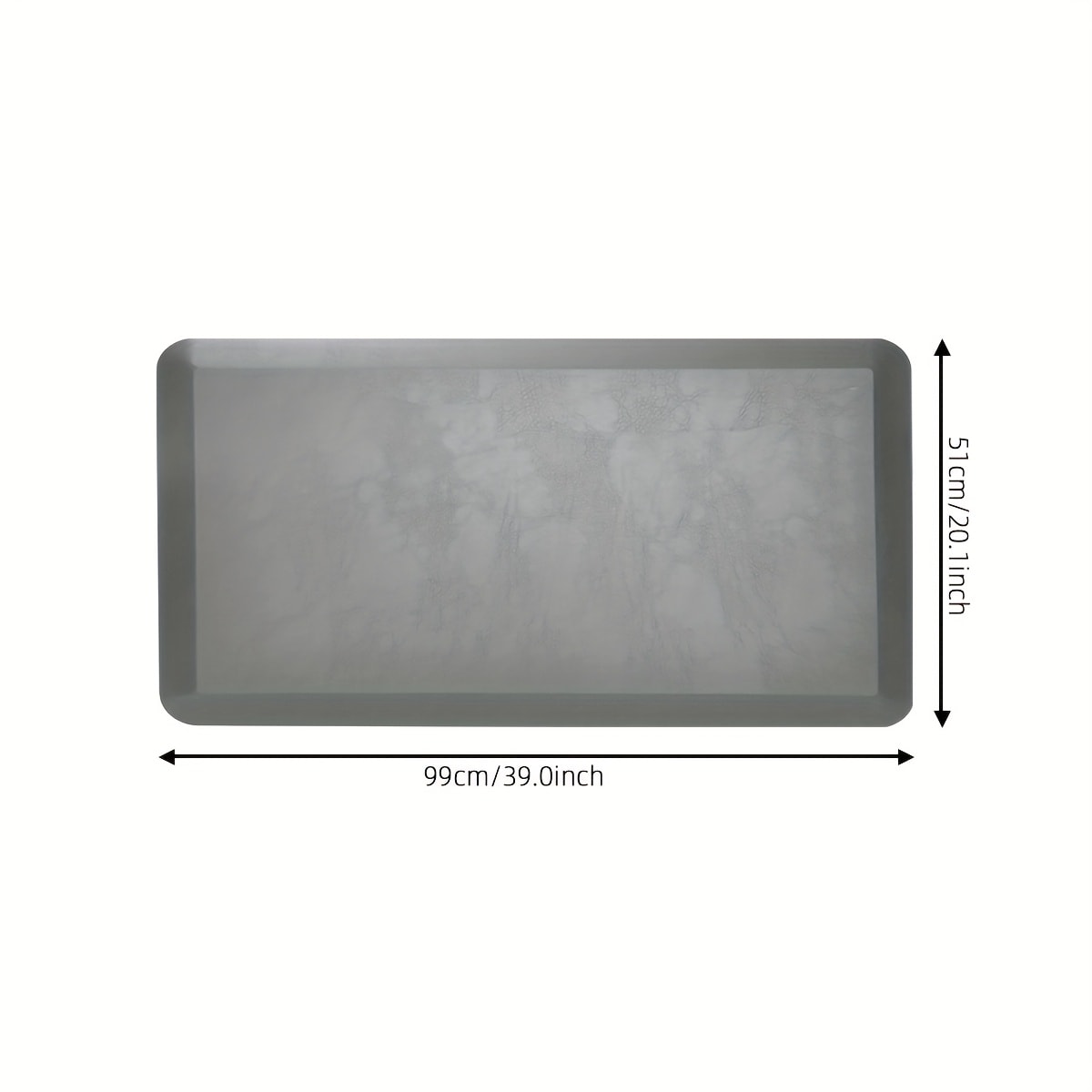 Anti-Fatigue Kitchen Mat 3/4 Inch Thick Non-Slip Foam Cushion Standing Desk Mat for Kitchen Office Laundry