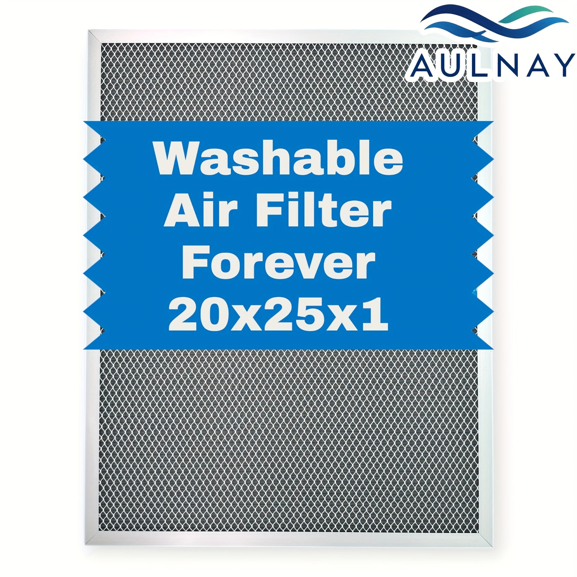 Washable Electrostatic HVAC Air Filter MERV 8 Lifetime Reusable, 6-Layer Filtration MPR 600 FPR 5, Increases Airflow, Healthier Indoor Air for Home and Office, Multiple Sizes Available