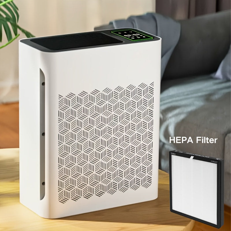 Air Purifier for Large Room with PM2.5 Display Auto Mode Timer HEPA Filter Removes Dust Smoke Pollen Odor for Home Office Living Room Bedroom