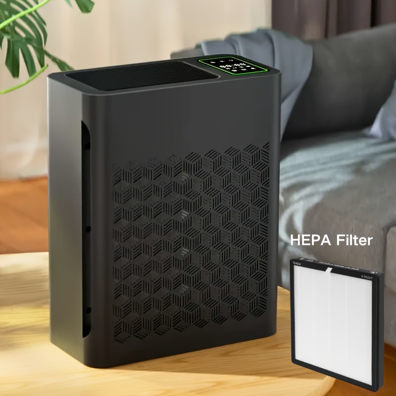 Air Purifier for Large Room with PM2.5 Display Auto Mode Timer HEPA Filter Removes Dust Smoke Pollen Odor for Home Office Living Room Bedroom
