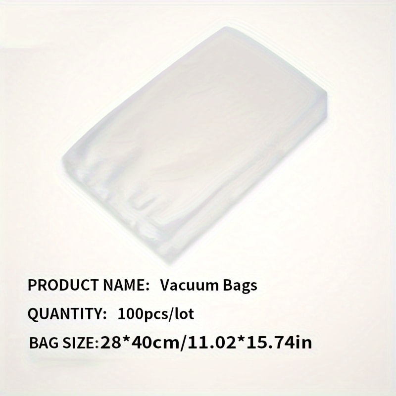 Micro Perforated Food Storage Bags 100 Pack - Breathable Ventilated Produce Bags for Fruits Vegetables Meat and Seafood, Refrigerator Fresh Keeping Bags for Longer Freshness, Available in 7 Sizes