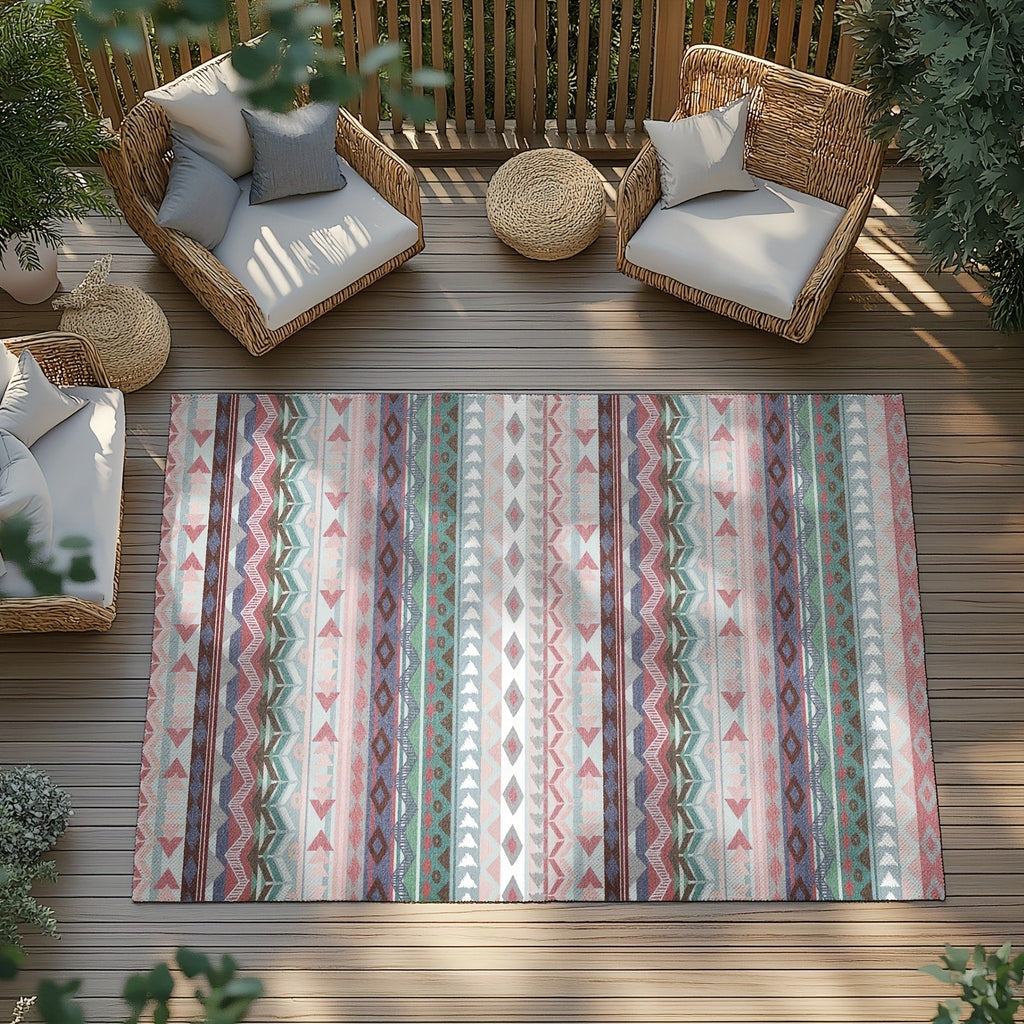 Vintage Persian Area Rug Machine Washable Non-Slip Non-Shedding Floral Indoor Carpet for Living Room Bedroom in Multiple Colors and Sizes