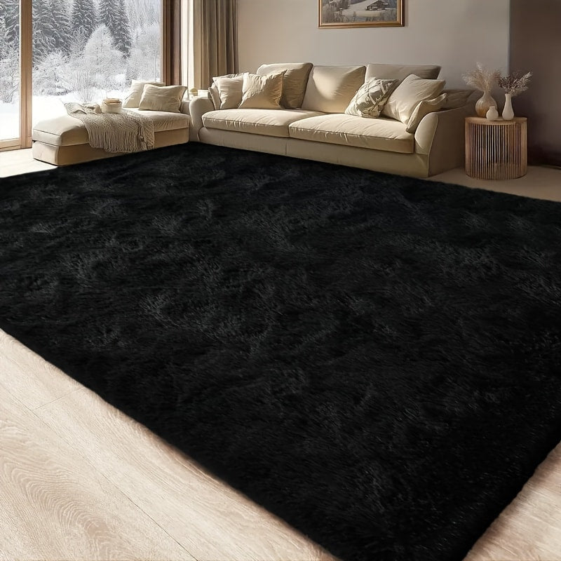 Shag Rug Fluffy Thick Area Rug - Soft Fuzzy Tufted Plush Carpet for Bedroom & Living Room | Machine Washable Non-Slip Floor Mat in Multiple Colors & Sizes | Cozy Home Decor Room Accent Rug