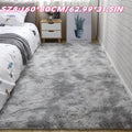 Plush Area Rug Tie-Dye & Solid Color - 100% Polyester Soft Fluffy Anti-Slip Machine Washable Carpet | Luxury Bedroom, Living Room & Sofa Floor Mat | Upscale Home Decor Rug in Multiple Colors & Sizes
