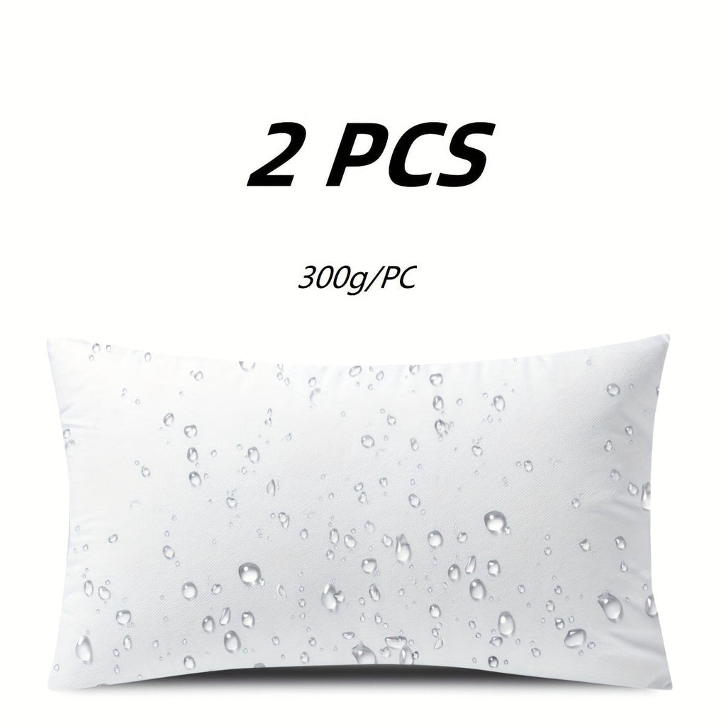 Pillow Inserts Square Indoor Outdoor Decorative Cushion Filling - Woven Fabric 200g+ Stuffing for Throw Pillows Couch Sofa Patio, White, Pack of 2 or 4, Multiple Sizes 12x20 16x16 18x18 20x20 22x22