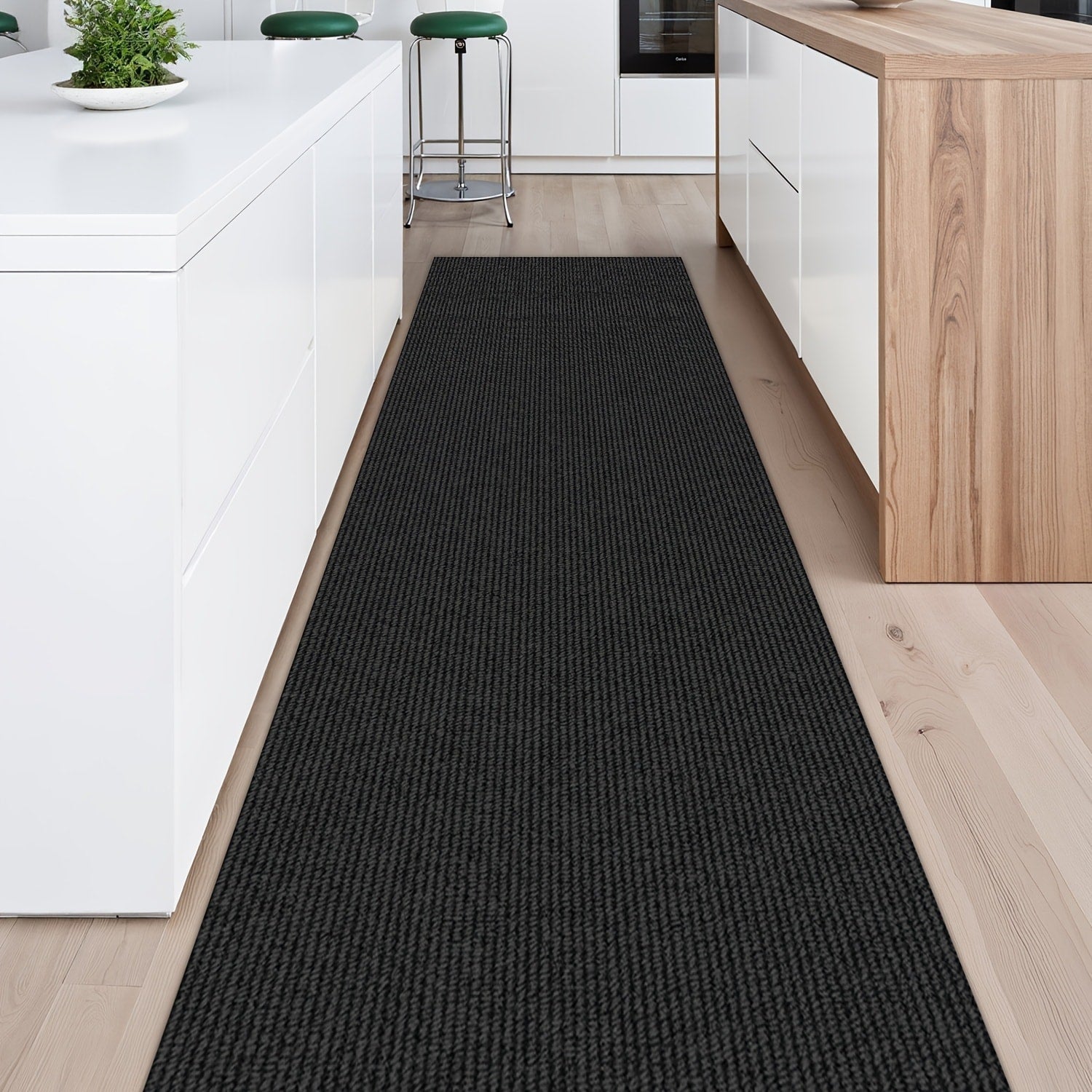 Non-Slip Runner Rug for Hallway Kitchen Stairs - Thick 4mm Long Roll Rug 23.22¡± Wide, Machine Washable, Multiple Sizes & Colors
