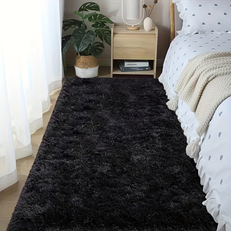 Tie-Dye Shaggy Fluffy Area Rug Non-Slip Machine Washable ¨C Soft Plush Fuzzy Carpet for Bedroom, Living Room, Hallway & Dorm ¨C 6 Colors, 4 Sizes: 2x6, 3x5, 6x9, 8x10 Ft