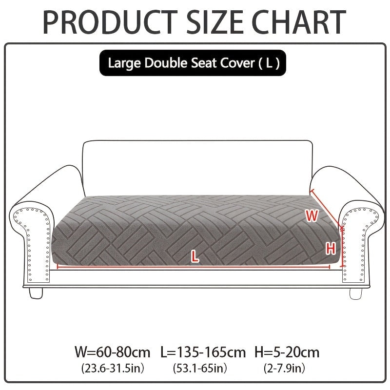 Sofa Cover Stretch Slipcover Universal Fit - Elastic Non-Slip Couch Cover Pet Friendly Machine Washable | Sofa Seat Cover Armrest Back Chaise Protector for Living Room Deep Gray Home Decor Furniture Cover