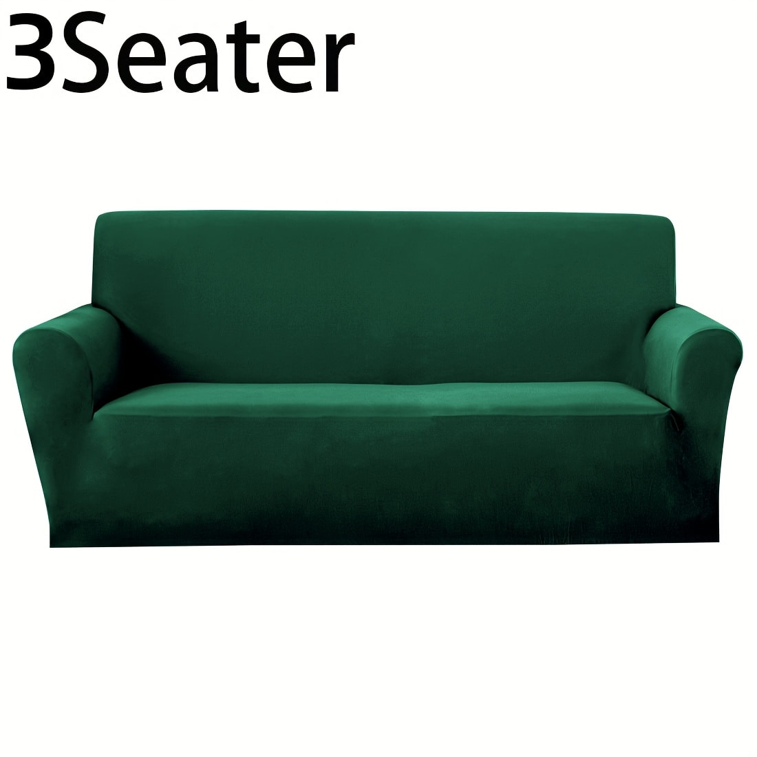 Elastic Anti-Slip Sofa Cover - Stretch Pet Friendly Couch Slipcover with Cat Paw Protection, Easy Care Fabric for Living Room Bedroom Office, 7 Colors 1-4 Seater